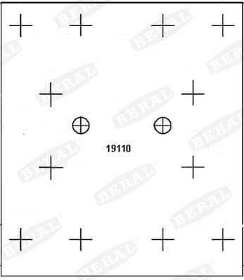 Set garnituri de frictiune, frana tambur BERAL KBL19109.9-1637
