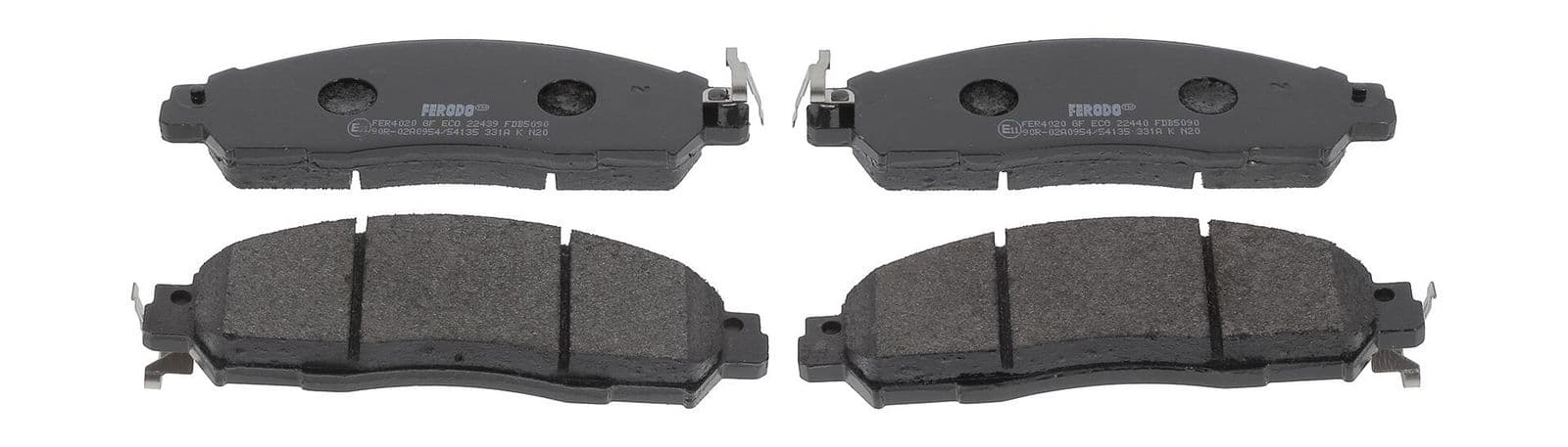 set placute frana,frana disc FERODO PREMIER ECO FRICTION FDB5090