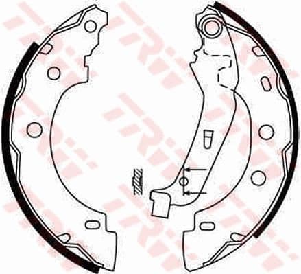 Set saboti frana TRW GS8650