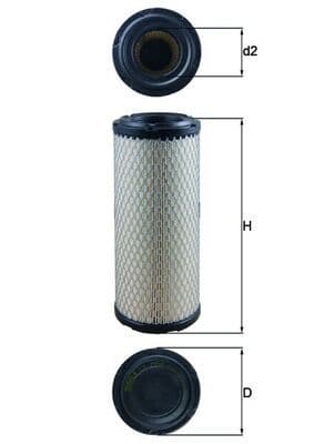 Filtru aer MAHLE LX 2958