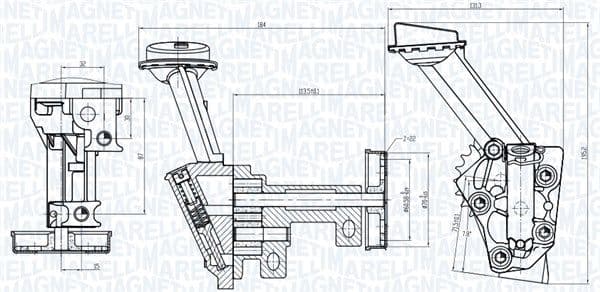 Pompa ulei MAGNETI MARELLI 351516000043