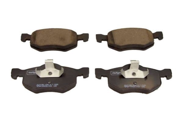 set placute frana,frana disc MAXGEAR 19-2963