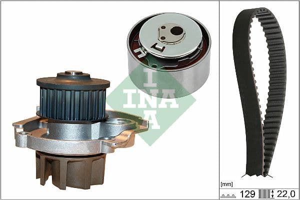 Set pompa apa + curea dintata Schaeffler INA 530 0462 30