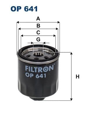 Filtru ulei FILTRON OP 641