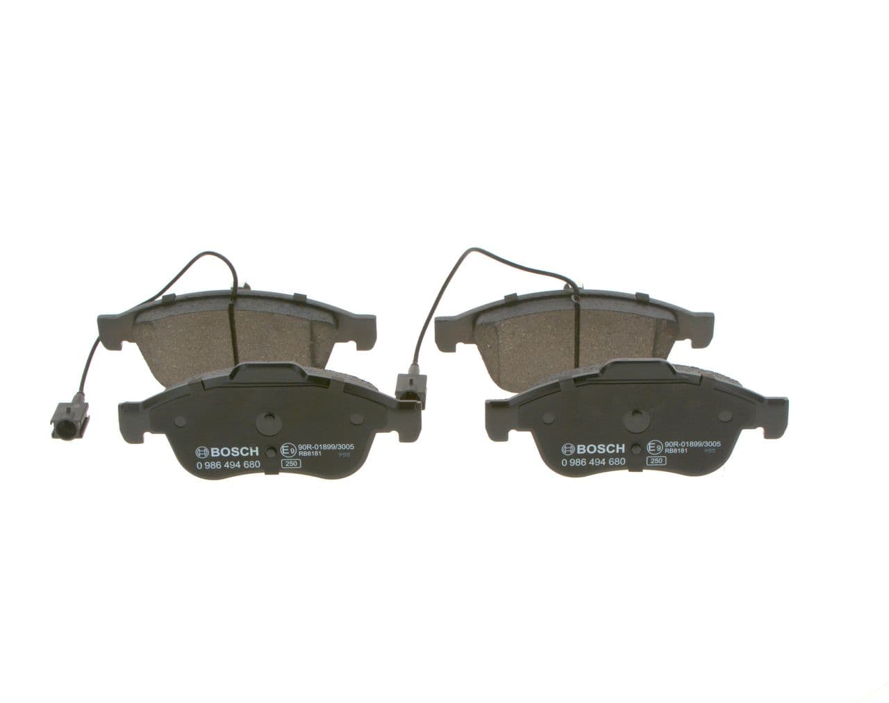 set placute frana,frana disc BOSCH 0 986 494 680
