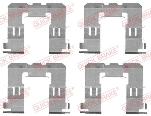 Set accesorii, placute frana QUICK BRAKE 109-1721