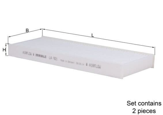 Filtru, aer habitaclu KNECHT LA 921/S