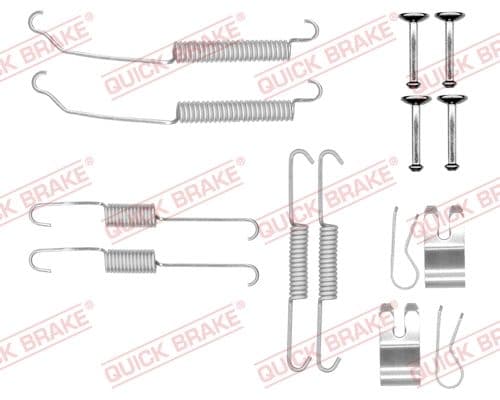 Set accesorii, sabot de frana QUICK BRAKE 105-0882
