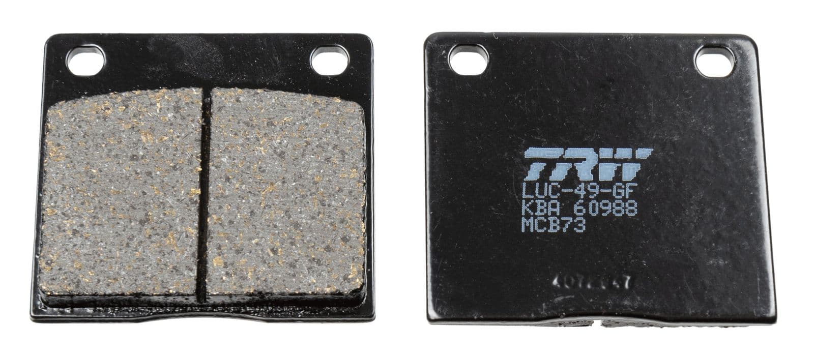 set placute frana,frana disc TRW MCB73