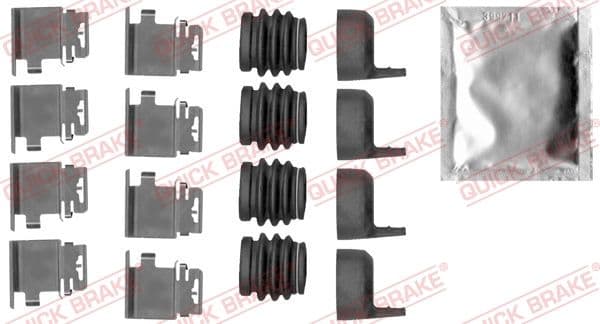 Set accesorii, placute frana QUICK BRAKE 109-1890