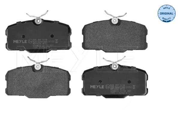 set placute frana,frana disc MEYLE -ORIGINAL: True to OE. 025 207 5118