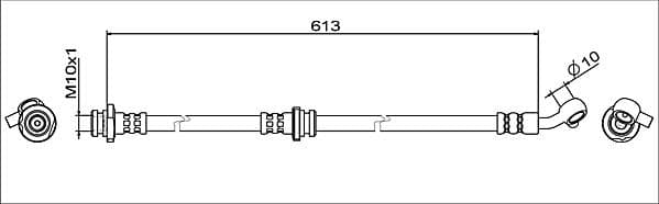 Furtun frana METZGER 4111946