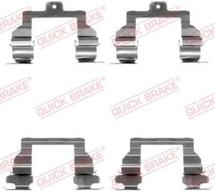 Set accesorii, placute frana QUICK BRAKE 109-1291