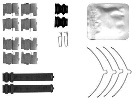 Set accesorii, placute frana TEXTAR 82561300