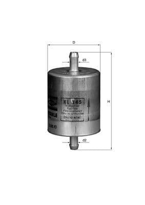 filtru combustibil MAHLE KL 145