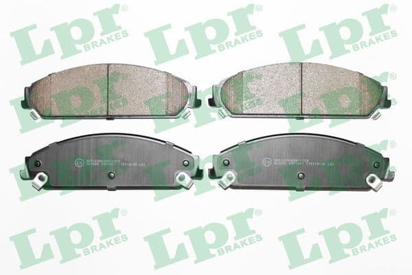 set placute frana,frana disc LPR 05P1401