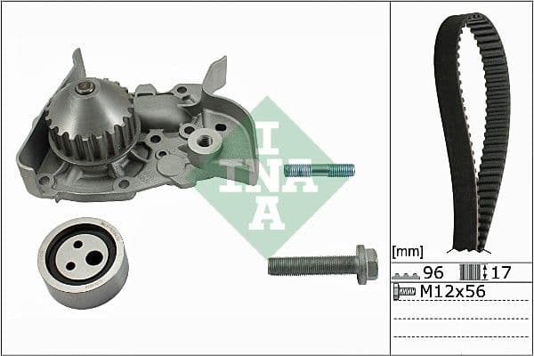 Set pompa apa + curea dintata Schaeffler INA 530 0191 30