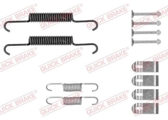 set accesorii, saboti frana parcare QUICK BRAKE 105-0881