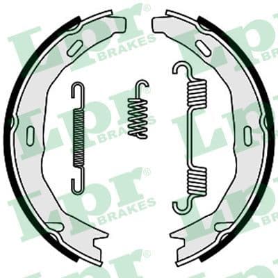 Set saboti frana, frana de mana LPR 09660
