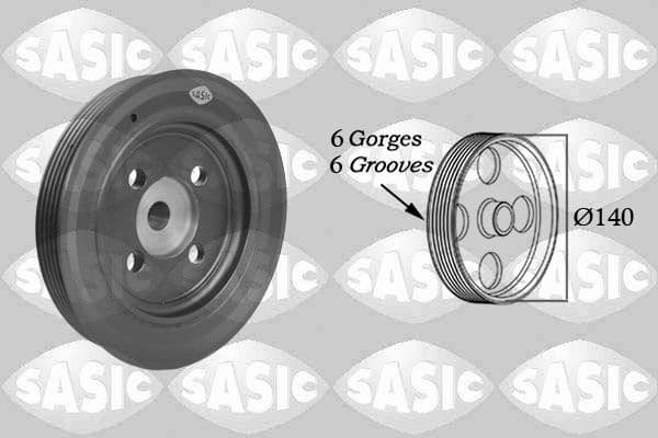 Fulie curea, arbore cotit SASIC 2156005
