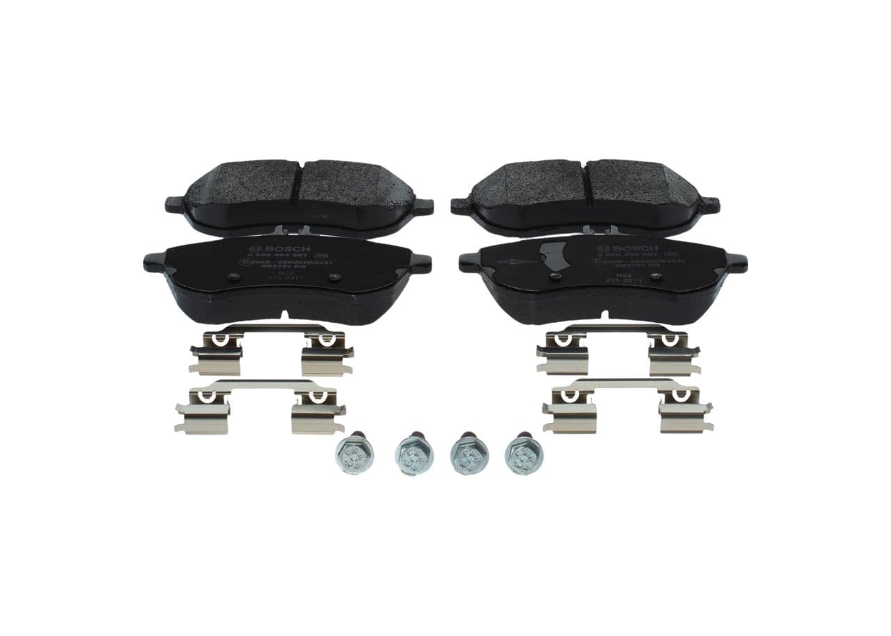 set placute frana,frana disc BOSCH 0 986 494 667