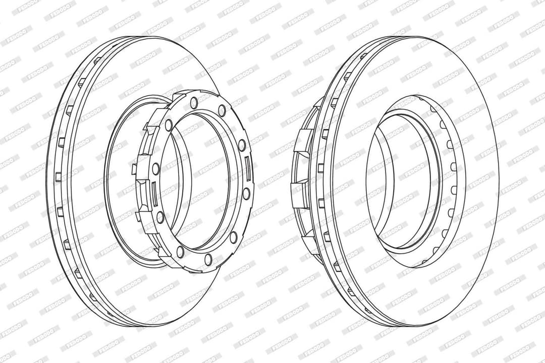 Disc frana FERODO FCR168A