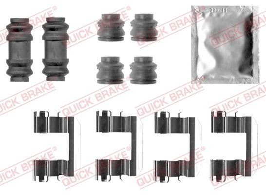 Set accesorii, placute frana QUICK BRAKE 109-0028