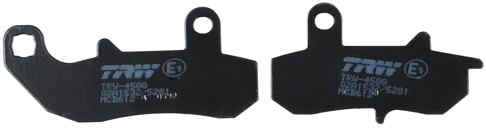 set placute frana,frana disc TRW MCB612