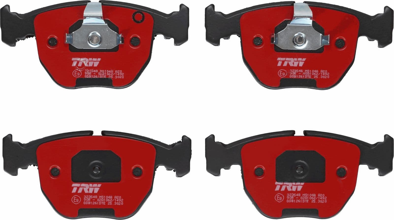 set placute frana,frana disc TRW GDB1261DTE