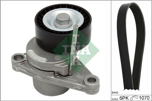 Set curea transmisie cu caneluri Schaeffler INA 529 0344 10