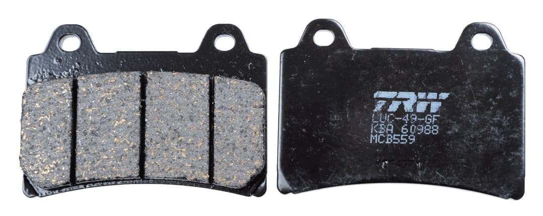 set placute frana,frana disc TRW MCB559