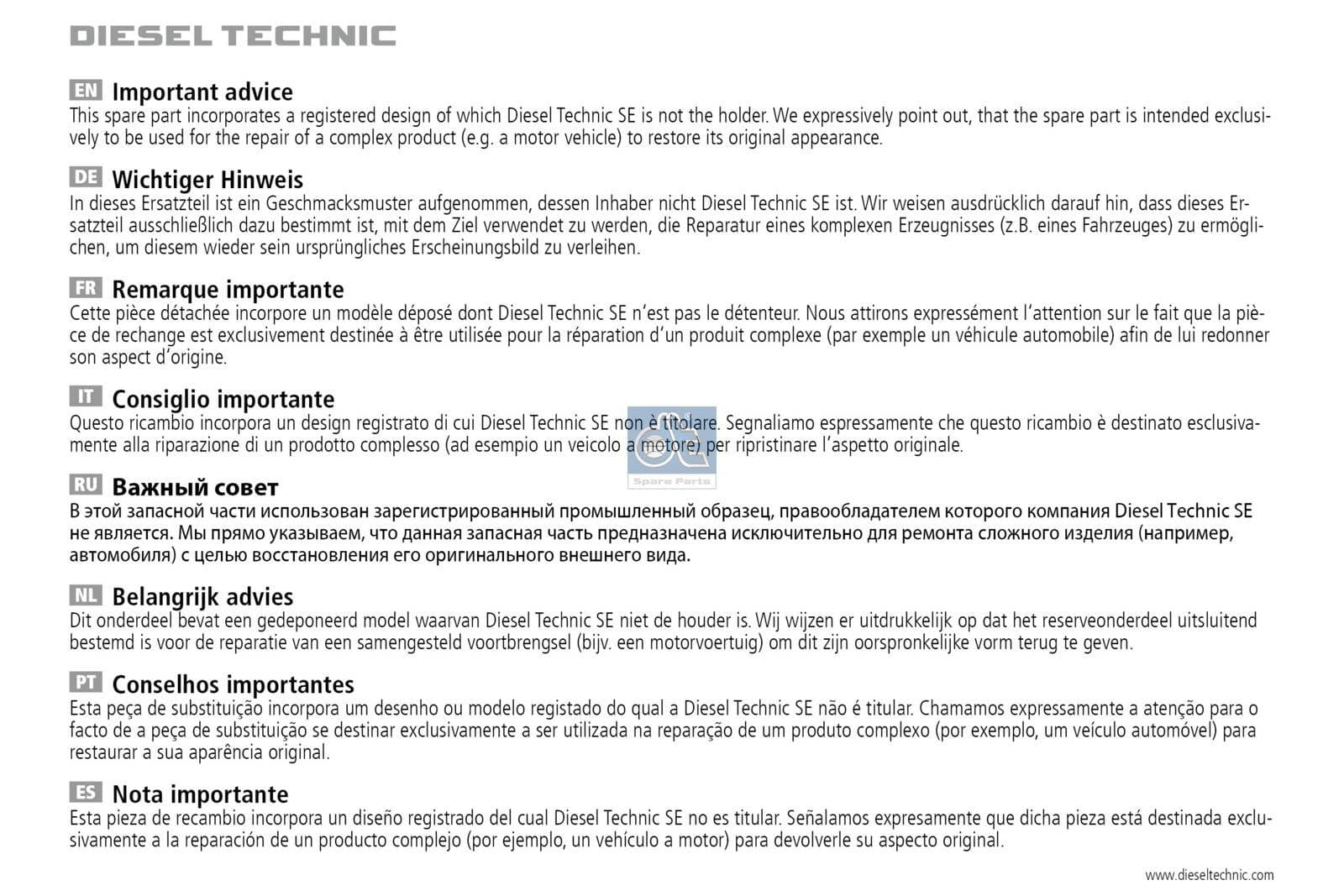 Capac, cutie baterie DT Spare Parts 7.00158