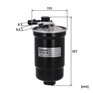 filtru combustibil FILTRON PP 848/8