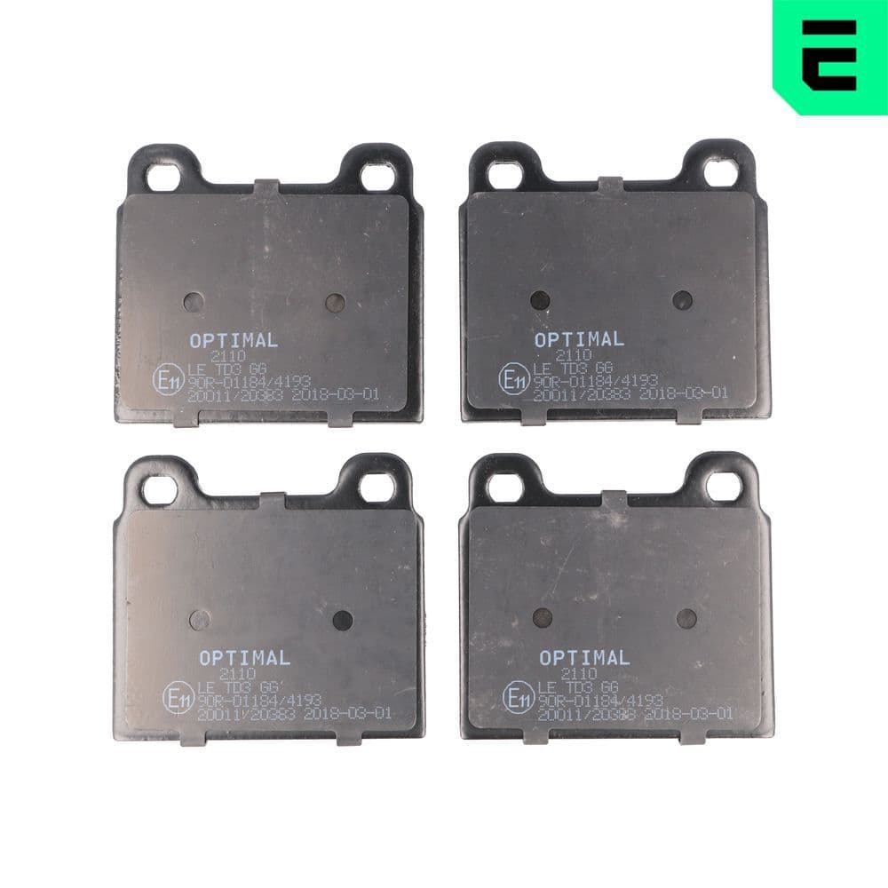 set placute frana,frana disc OPTIMAL BP-02110