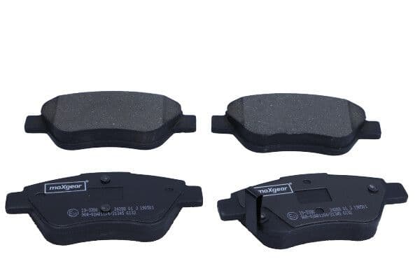 set placute frana,frana disc MAXGEAR 19-3380