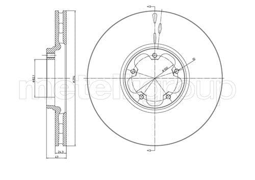 Disc frana METELLI 23-0702