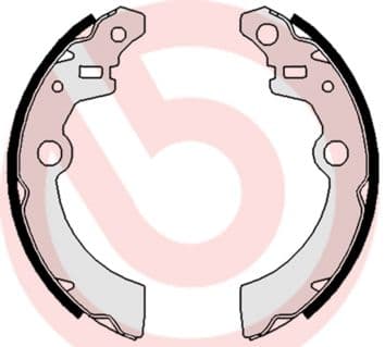 Set saboti frana BREMBO ESSENTIAL LINE S 79 523
