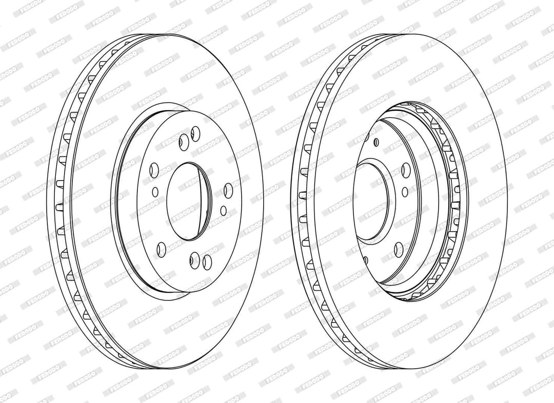 Disc frana FERODO DDF1557C