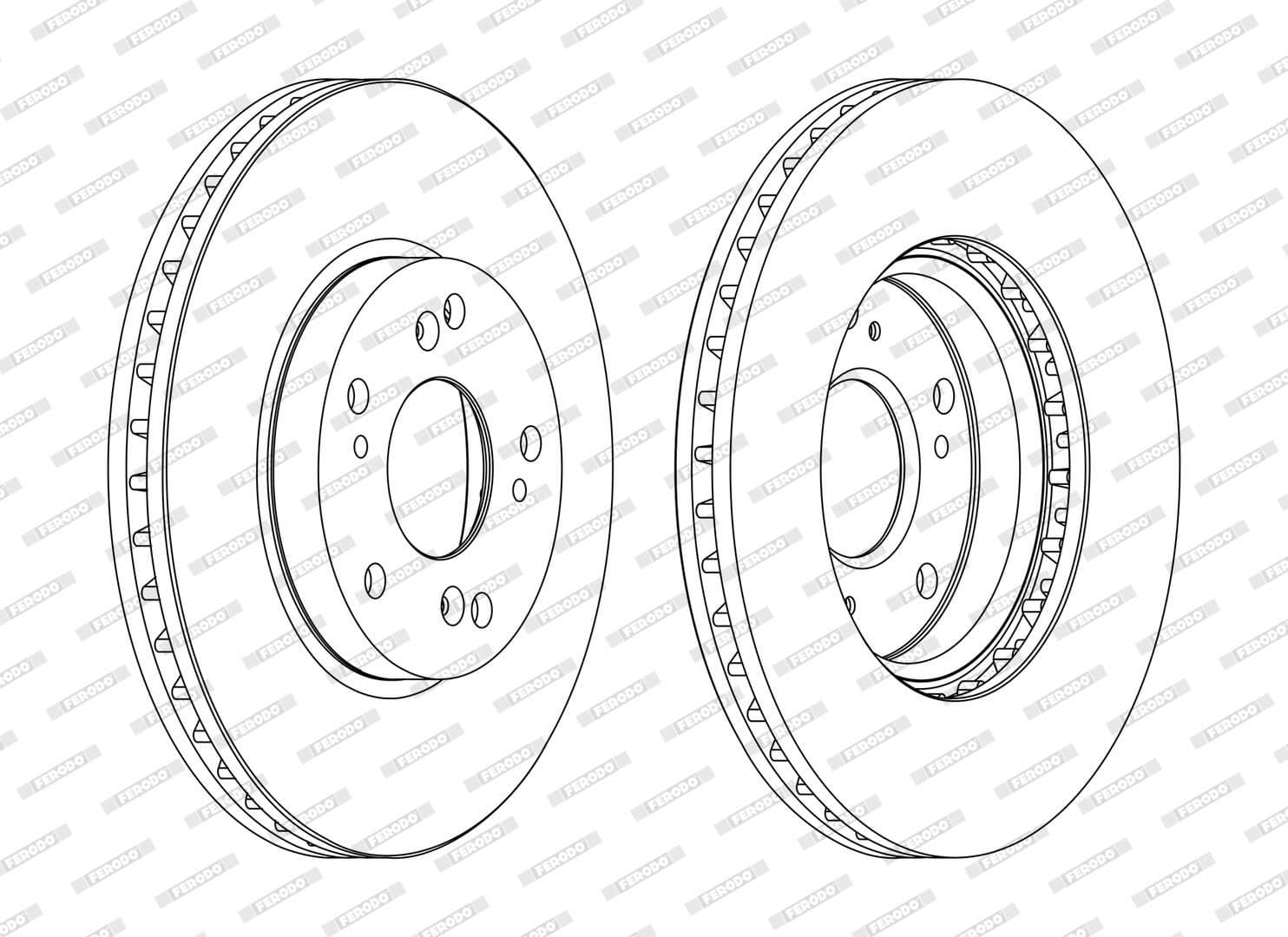 Disc frana FERODO DDF1557C
