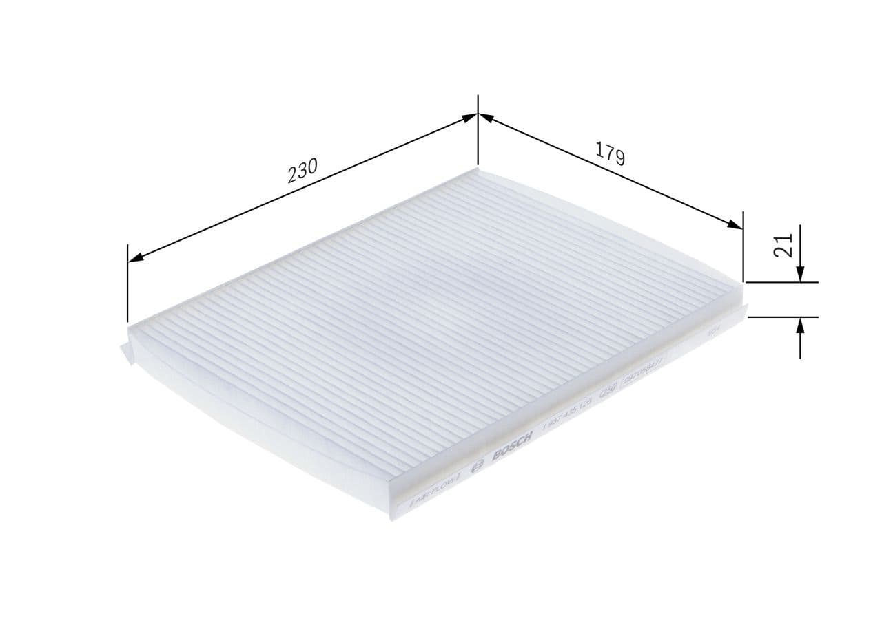 Filtru, aer habitaclu BOSCH 1 987 435 126