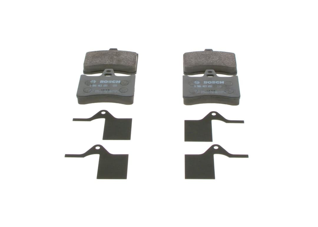 set placute frana,frana disc BOSCH 0 986 463 890