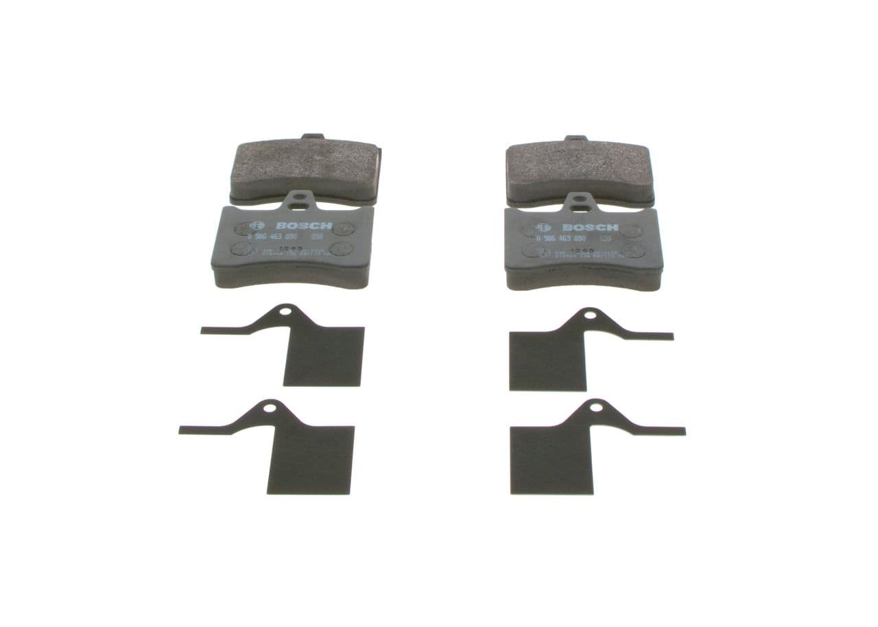 set placute frana,frana disc BOSCH 0 986 463 890