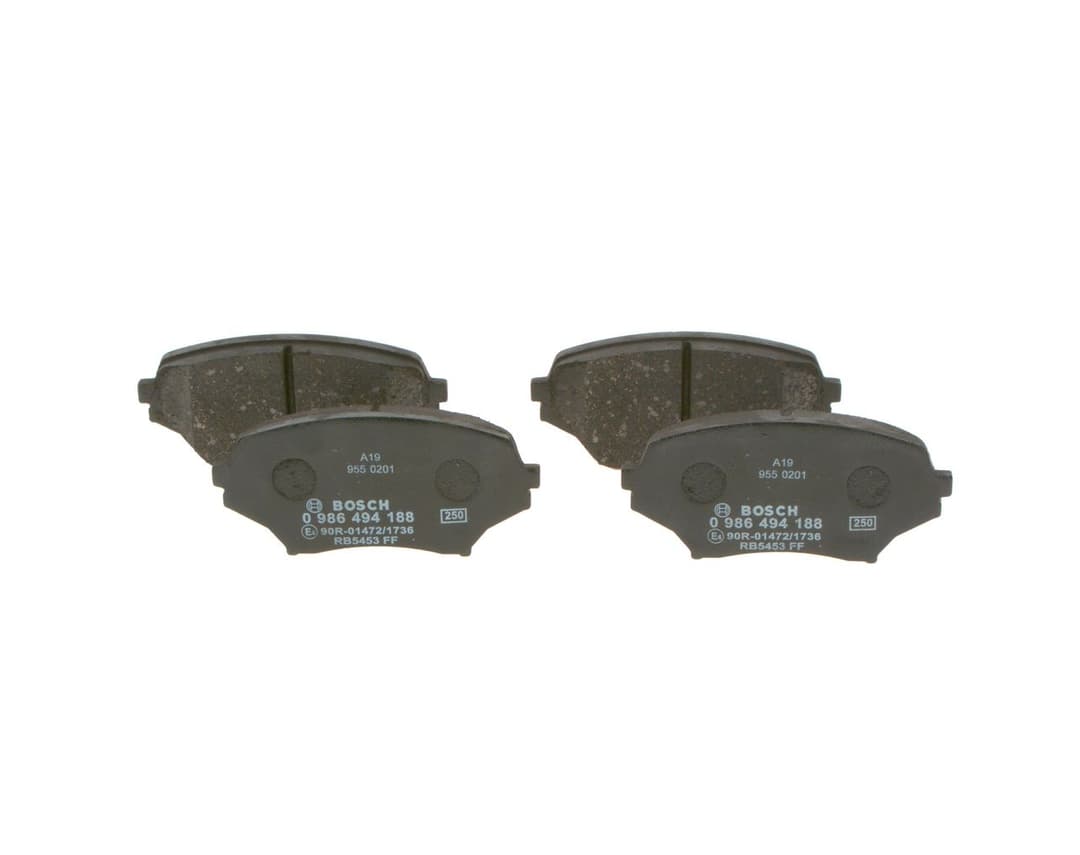 set placute frana,frana disc BOSCH 0 986 494 188