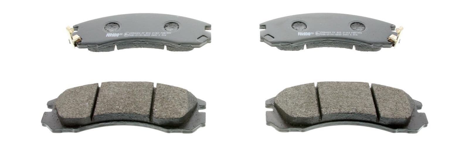 set placute frana,frana disc FERODO PREMIER ECO FRICTION FDB1993