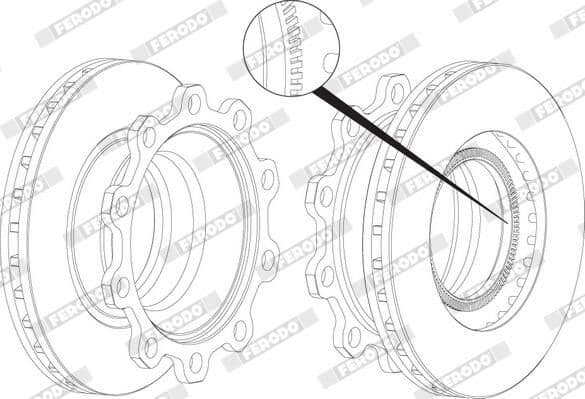Disc frana FERODO PREMIER FCR199A