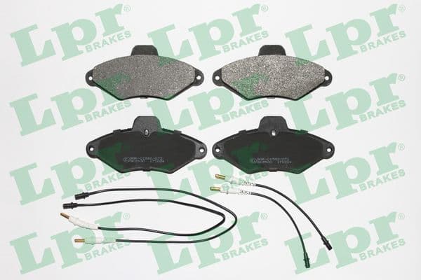 set placute frana,frana disc LPR 05P487