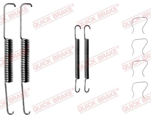 Set accesorii, sabot de frana QUICK BRAKE 105-0508