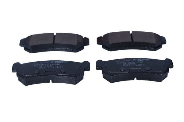 set placute frana,frana disc MAXGEAR 19-0467