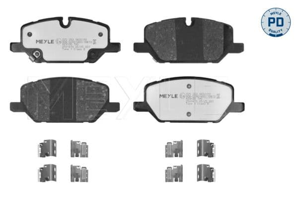 set placute frana,frana disc MEYLE 025 263 4820/PD