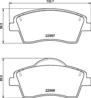 set placute frana,frana disc BREMBO PRIME LINE P 86 033